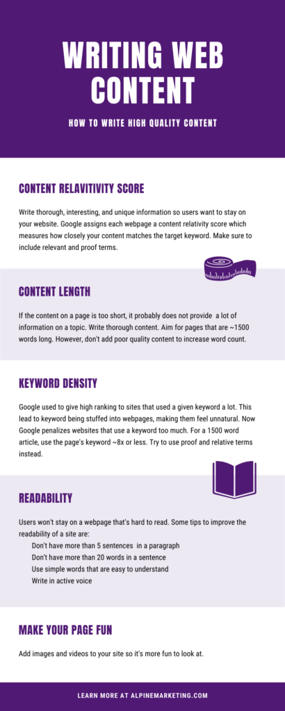 How to write high quality web content that will rank high on google